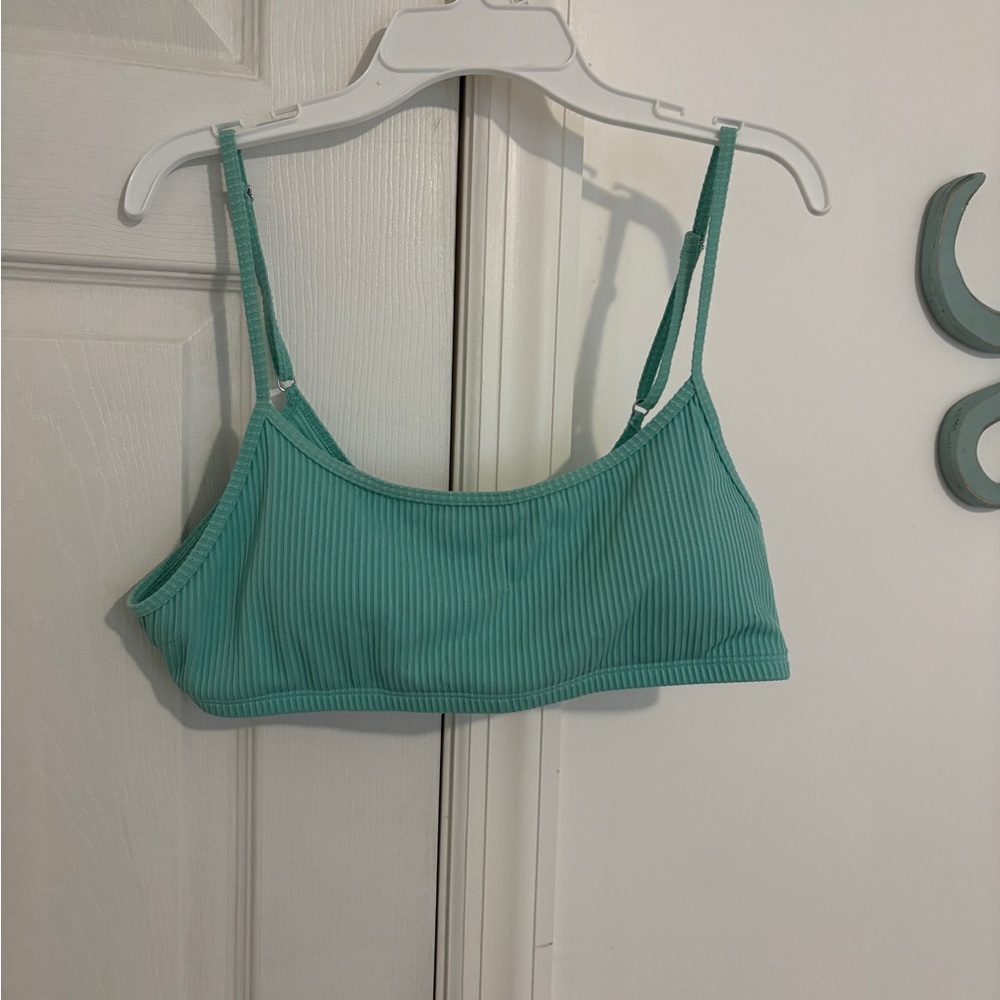 HALARA Ribbed crossover bikini set